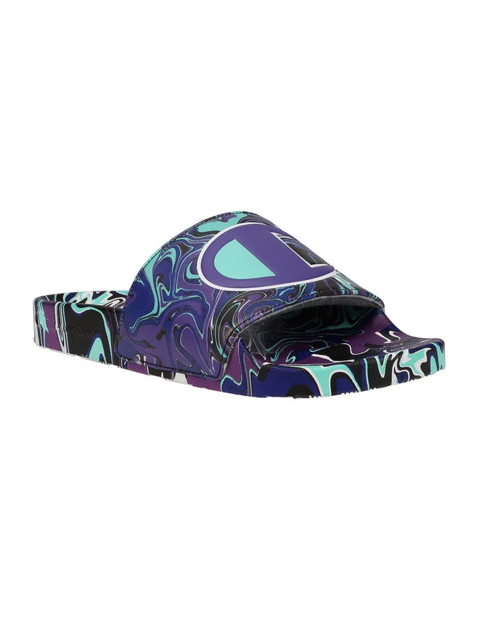 Champion Womens Slides NZ - Ipo Liquid Purple ( 0318-ACHKG )